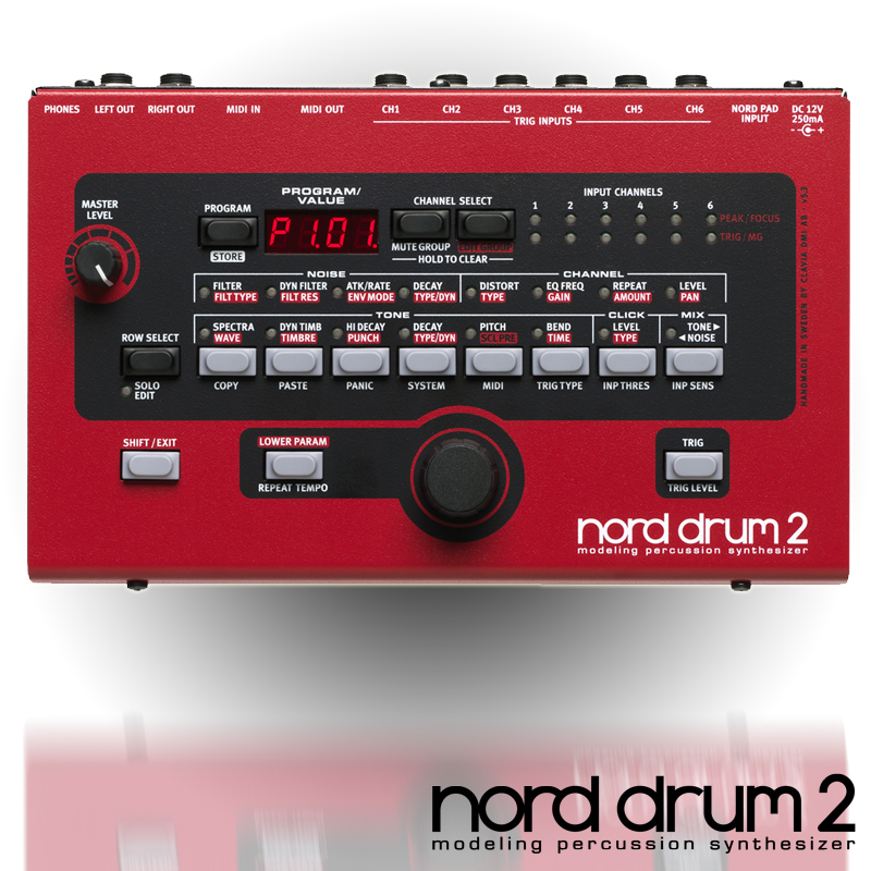 [★드럼채널★] Nord Drum 2 Modeling Percussion Synthesizer